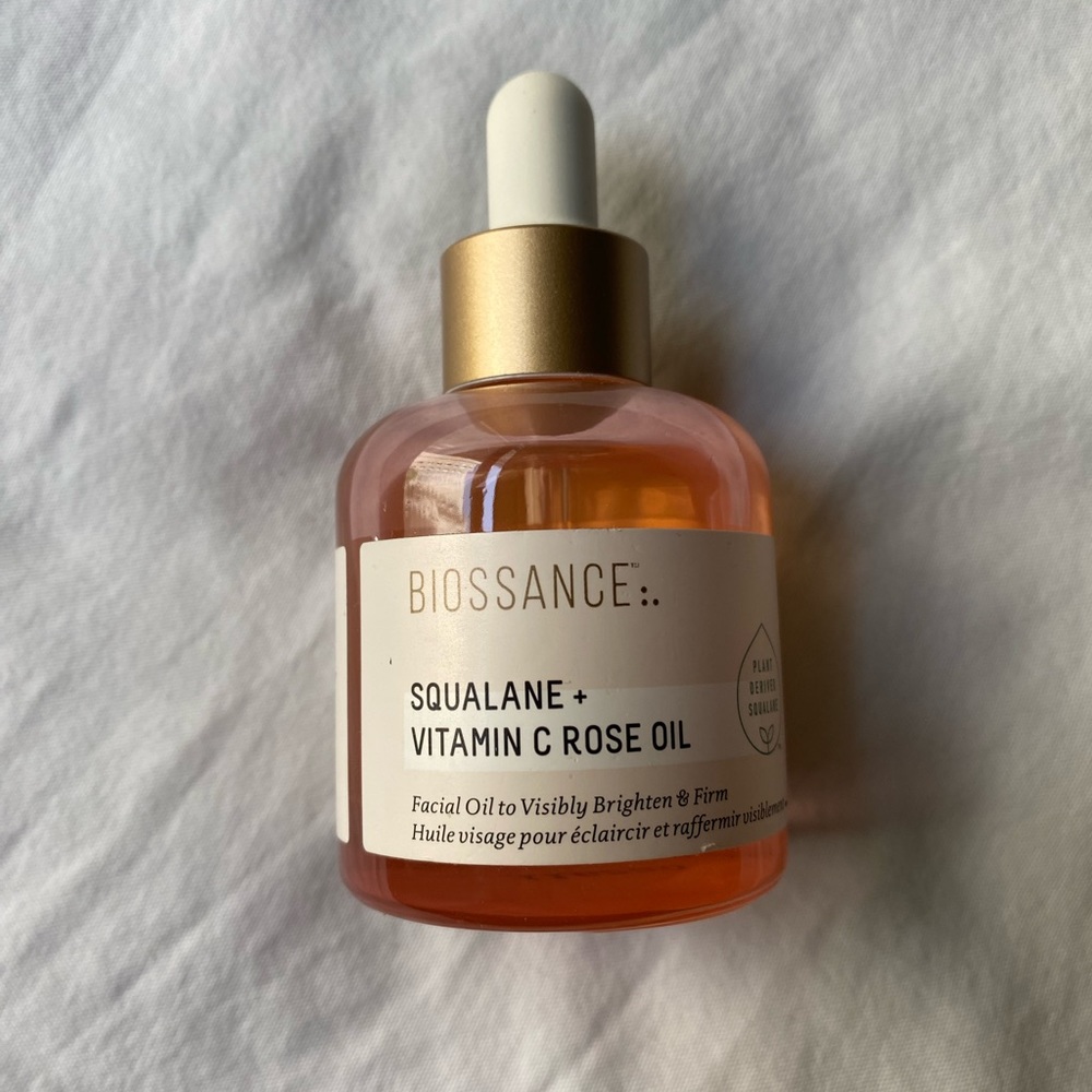 Biossance Squalane + Vitamin C Rose Oil